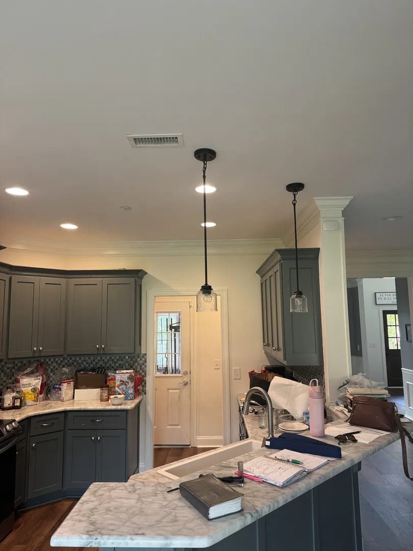 Restored kitchen after water damage repair - Allisona Rd, Eagleville