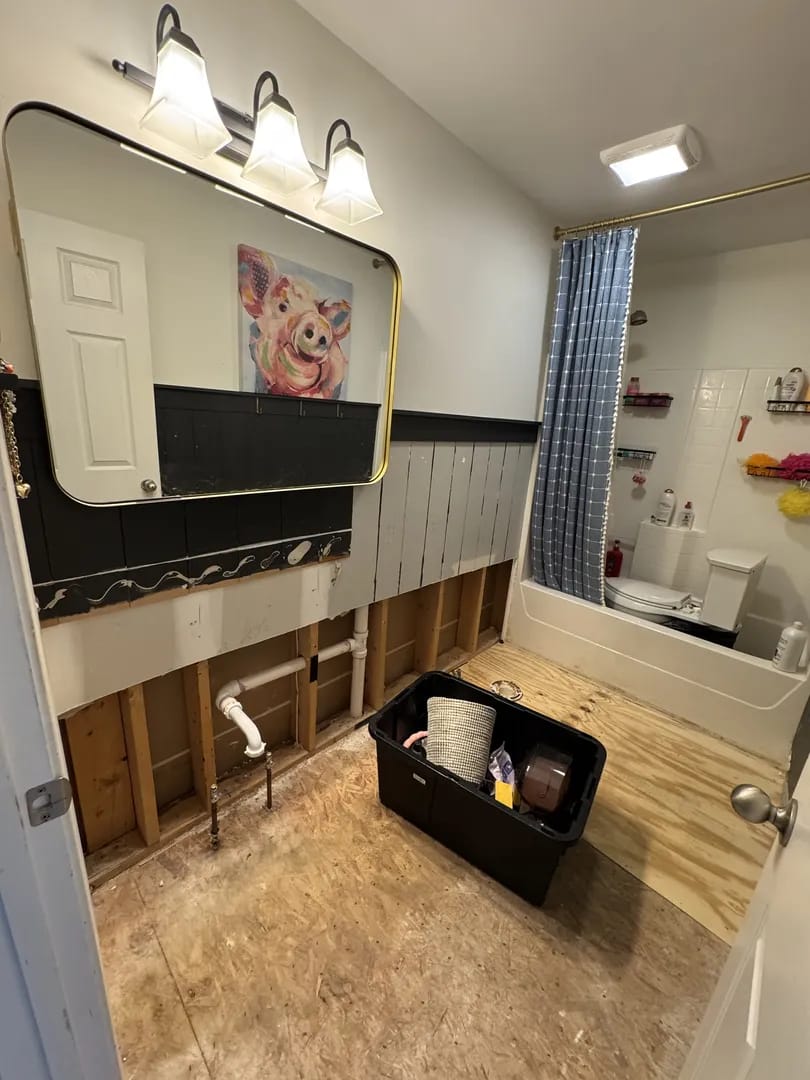 Bathroom before renovation - Buttonwood, Spring Hill